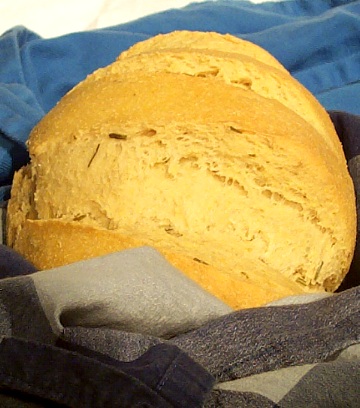 Feeding Frenzy Corn Meal Rosemary Bread